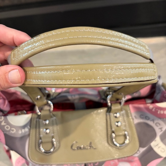 Coach F15504 Ashley Signature Snaphead Carryall Satchel EUC - Picture 9 of 10